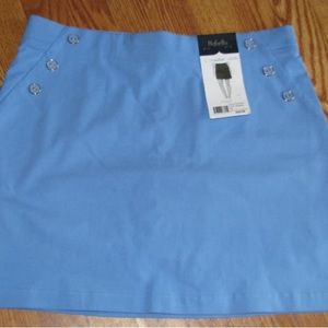 RAFAELLA MISSES BLUE SKORT SIZE LARGE NWT